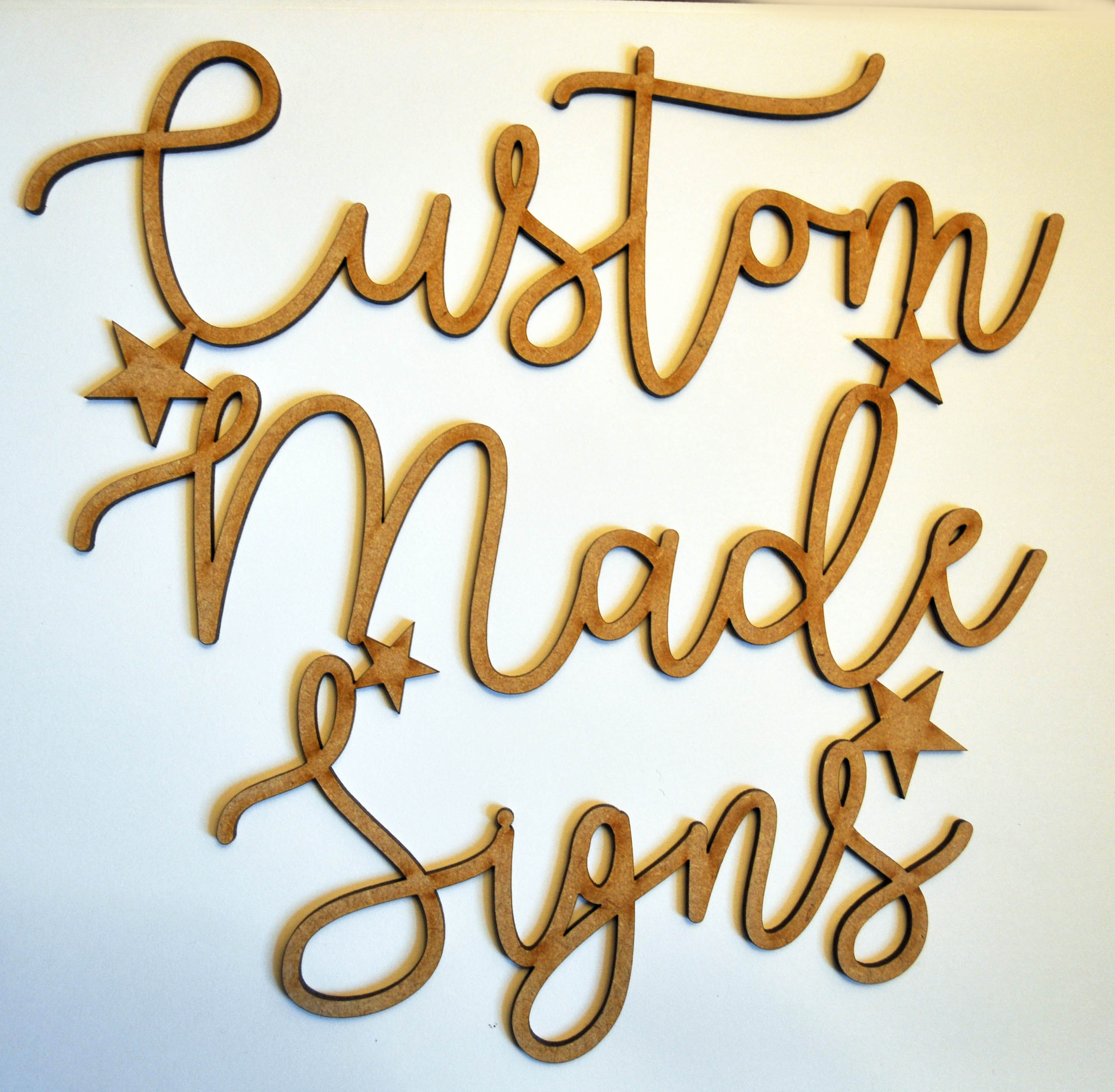 Custom Made Signs Craft Blank Laser Cut Wood