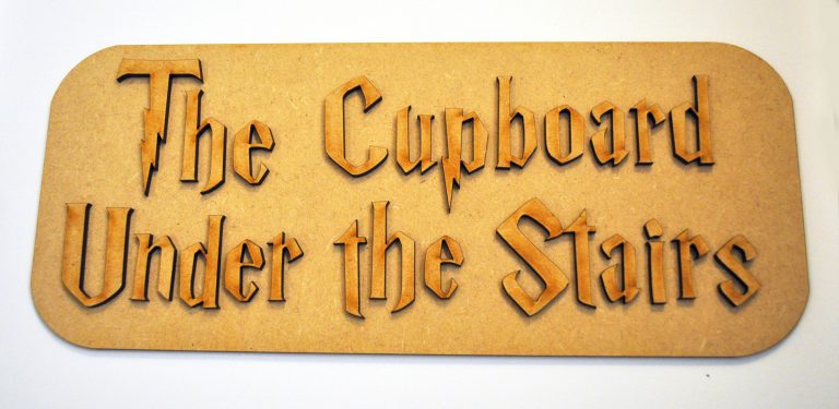 The Cupboard Under The Stairs harry potter inspired sign room bedroom ...