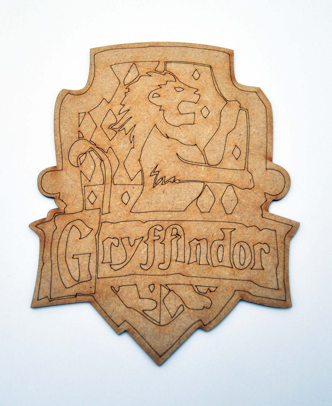 Harry Potter Inspired Hogwarts House Crests - Lazzylozlasercutter
