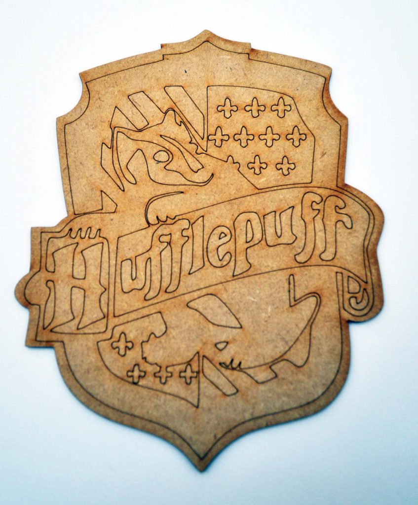 Harry Potter Inspired Hogwarts House Crests - Lazzylozlasercutter